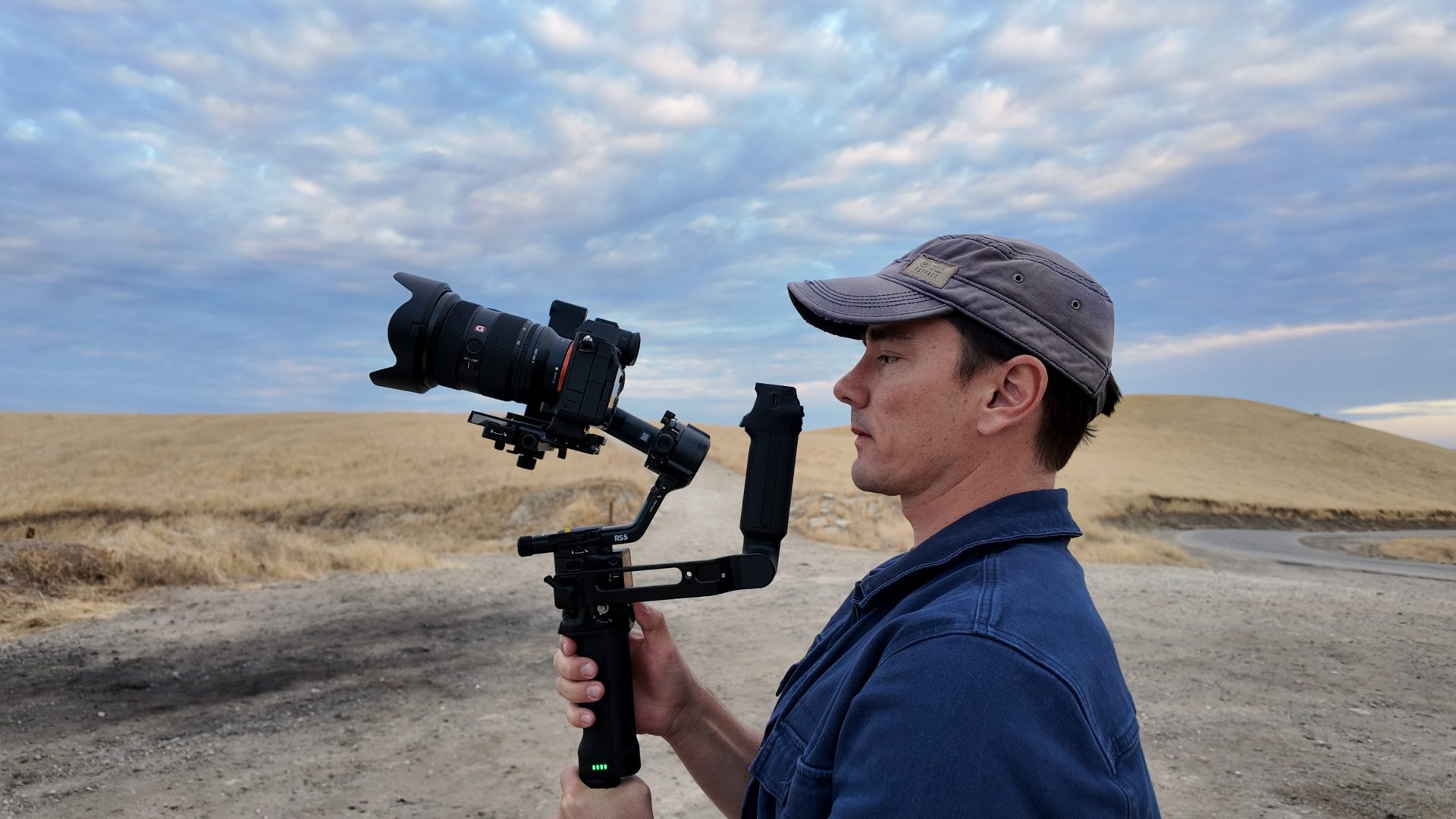 Darin Graham with the DJI RS 5 in California
